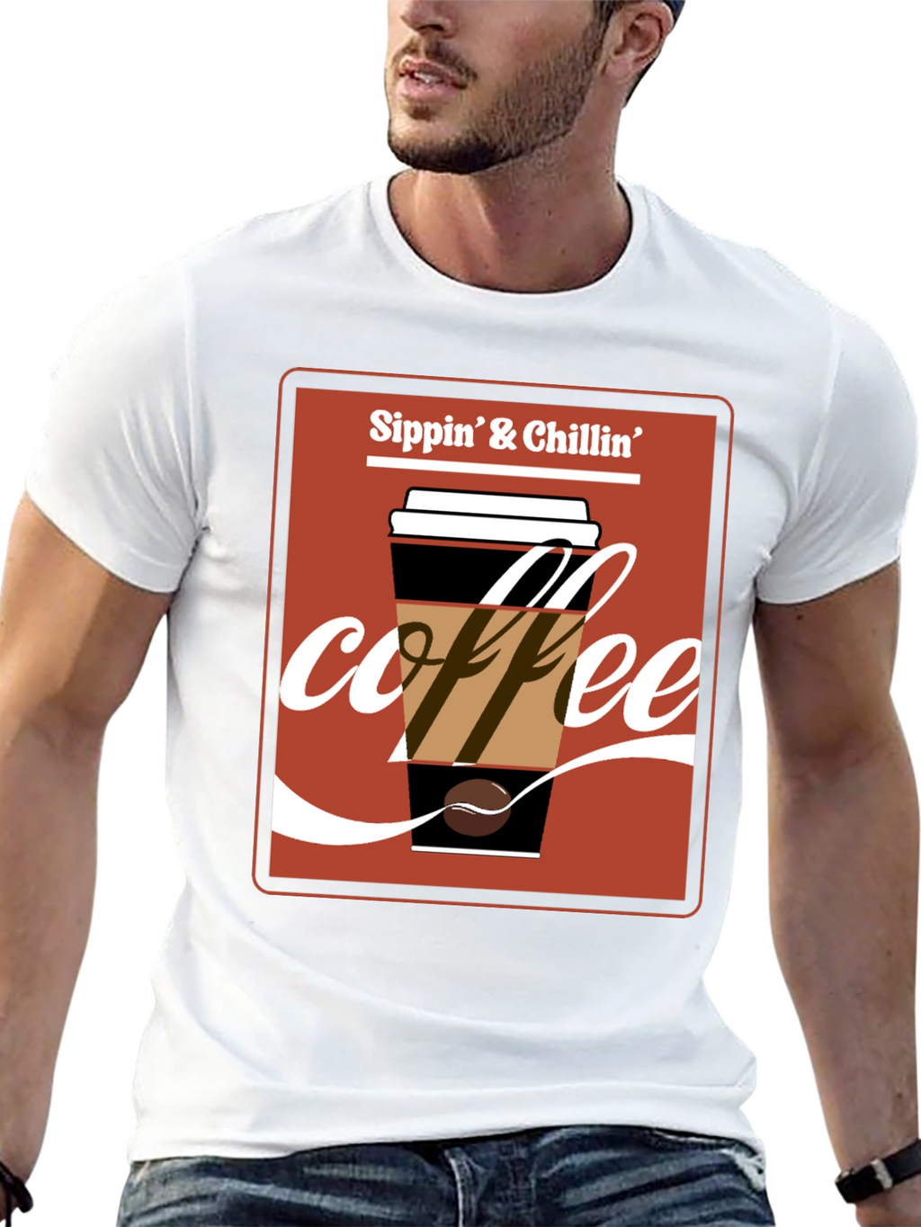Sippin & Chillin Coffee T-Shirt