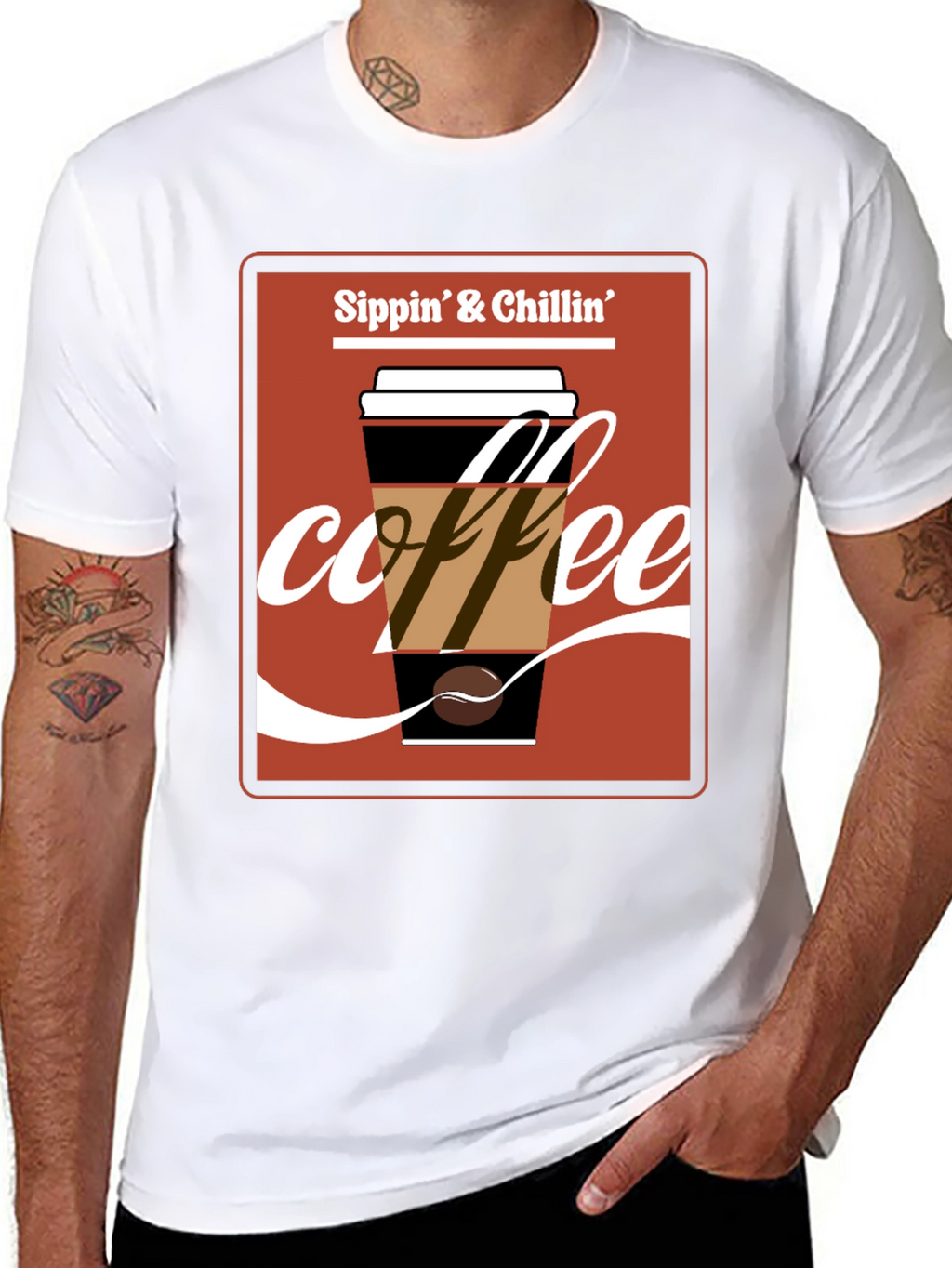 Sippin & Chillin Coffee T-Shirt