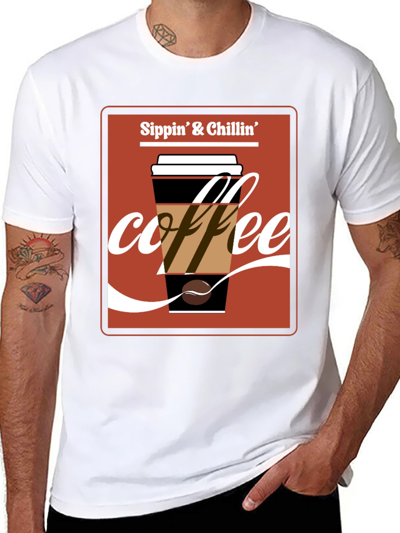 Sippin & Chillin Coffee T-Shirt