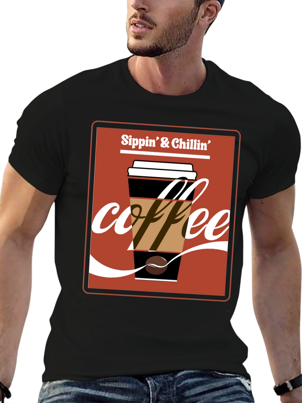 Sippin & Chillin Coffee T-Shirt