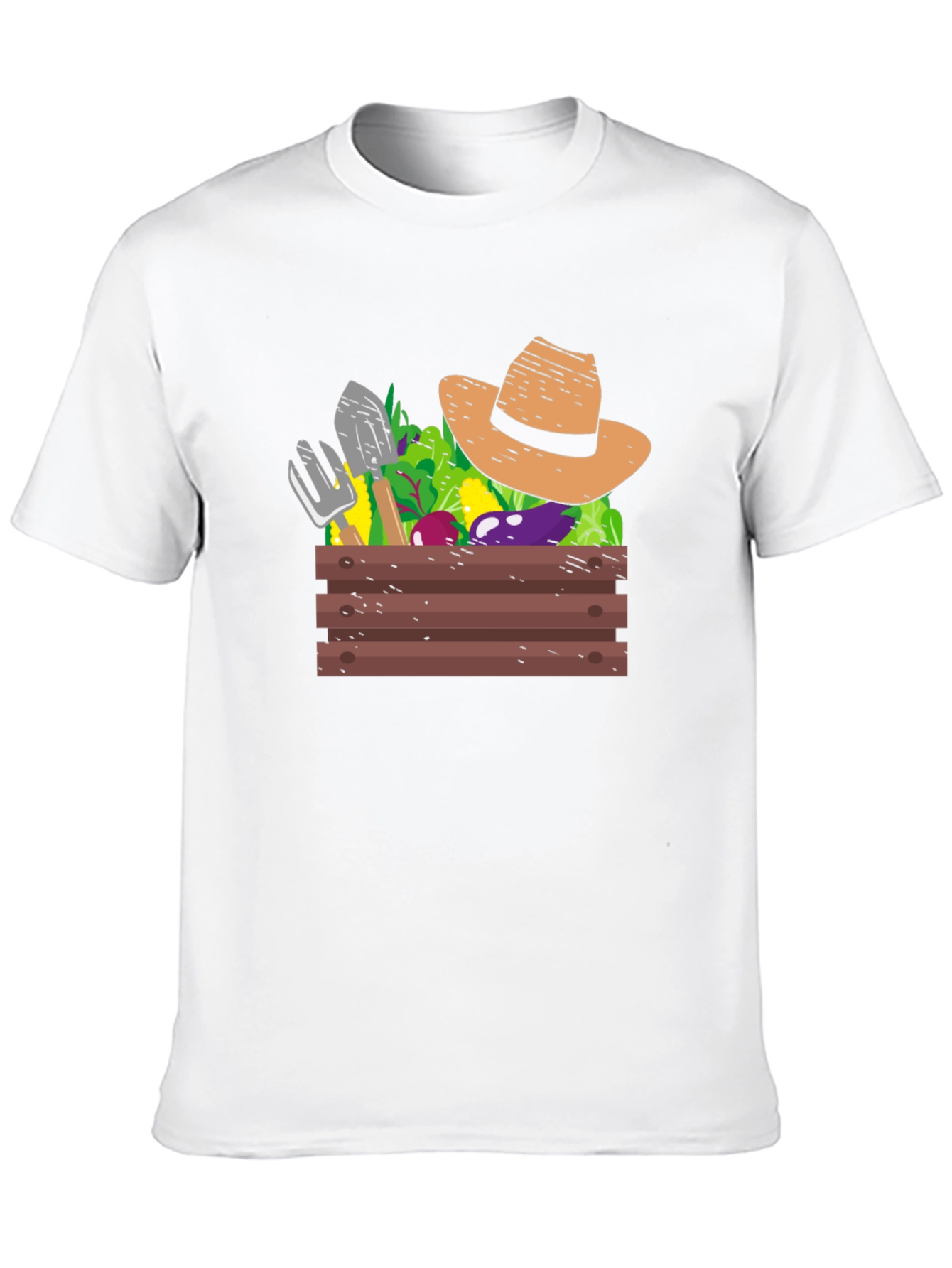 Gardeners Harvest Graphic Tee - Black Cotton T-Shirt