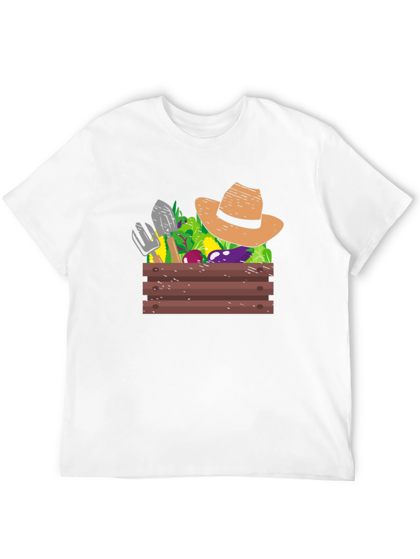 Gardeners Harvest Graphic Tee - Black Cotton T-Shirt