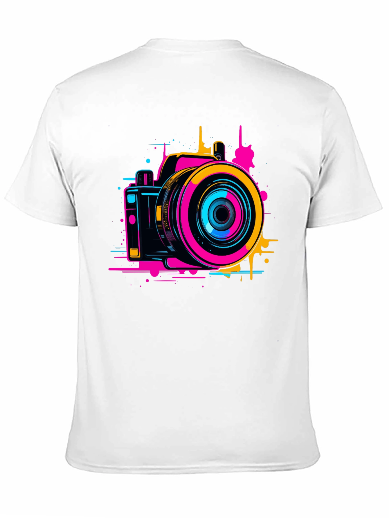 Retro Camera Graphic Tee - Stylish Photo Design