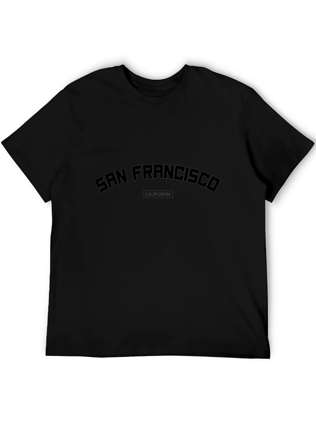 San Francisco California Black T-Shirt