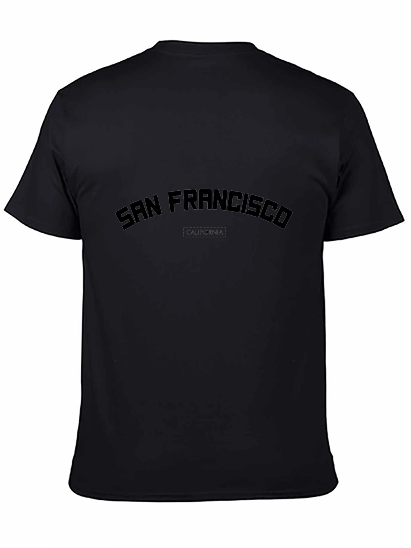 San Francisco California Black T-Shirt