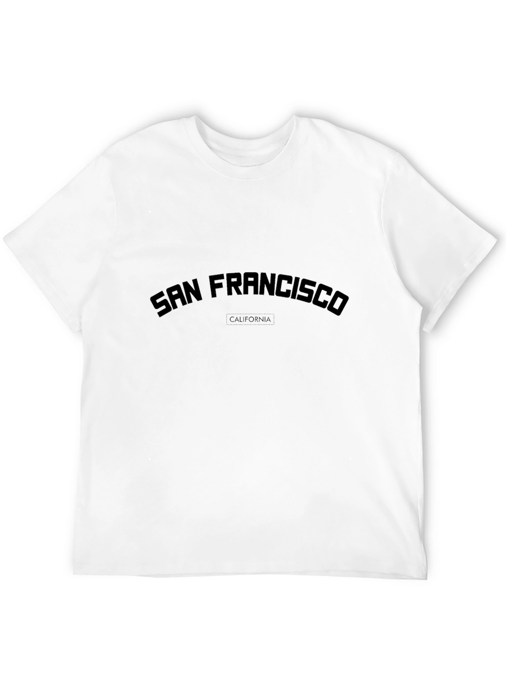 San Francisco California Black T-Shirt