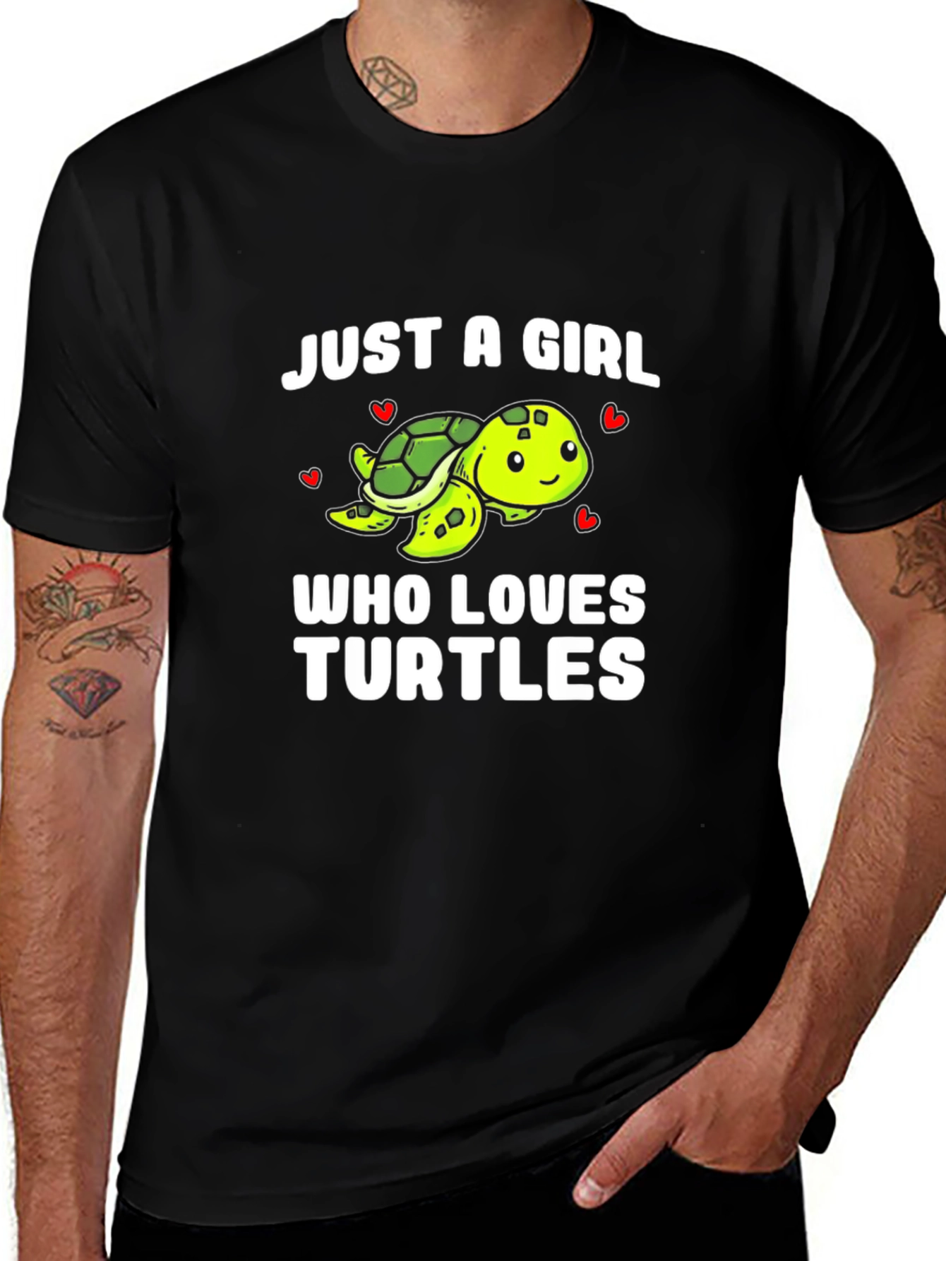 Just A Girl Who Loves Turtles T-Shirt