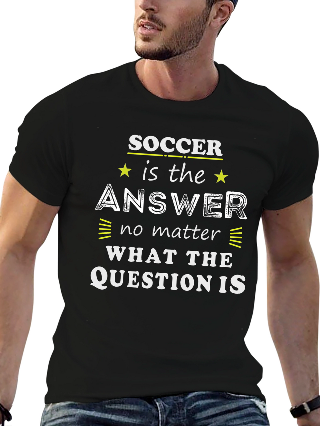 Soccer is the Answer Graphic Tee