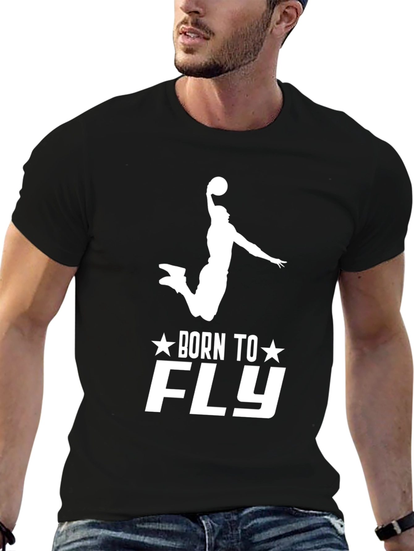 Born to Fly Basketball Graphic Tee
