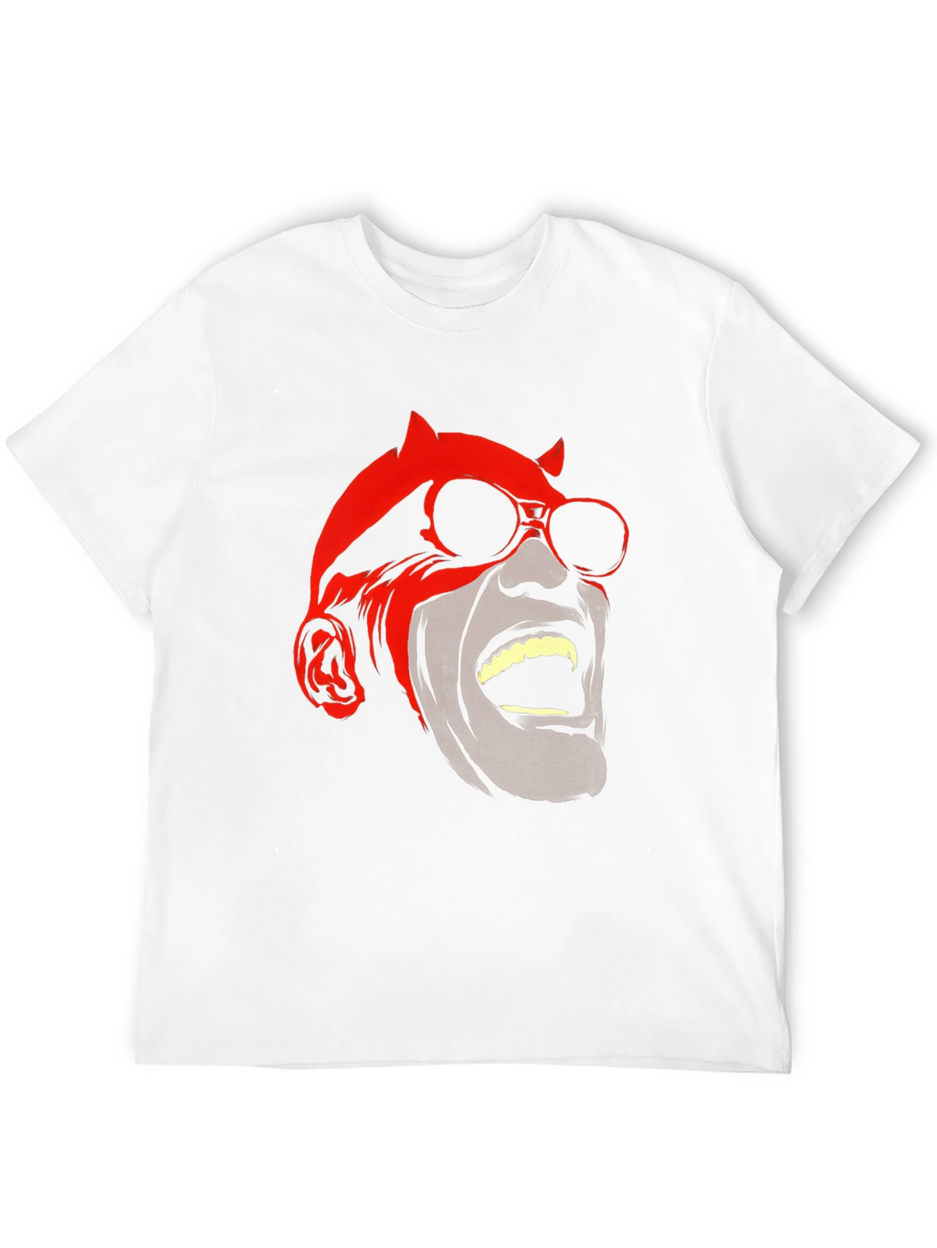 Devil Graphic Tee - Black Cotton Blend