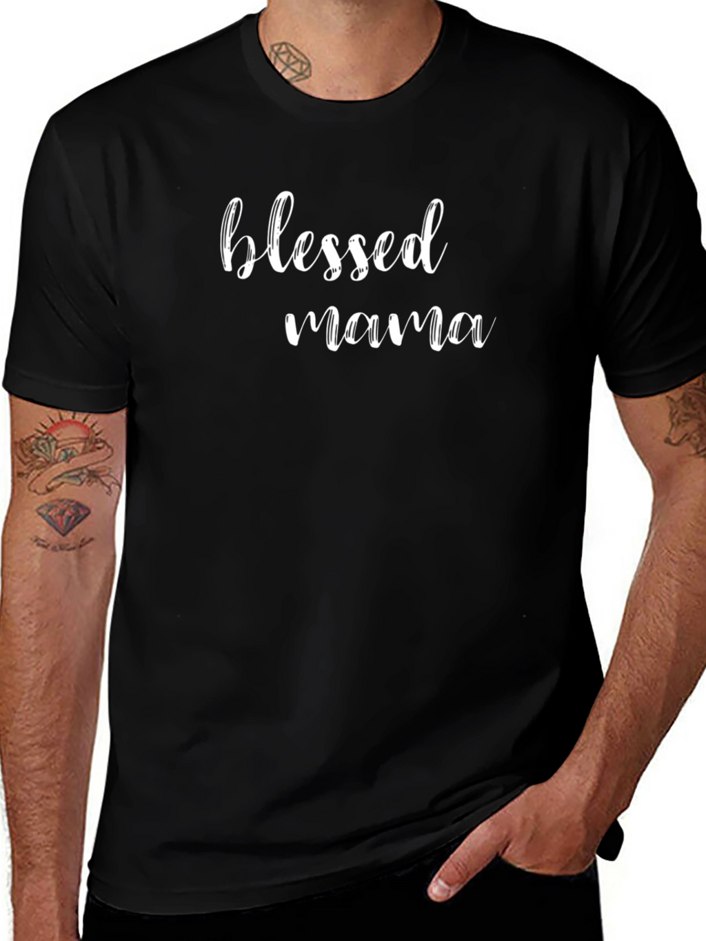 Blessed Mama Tee - Stylish & Comfy Womens T-Shirt