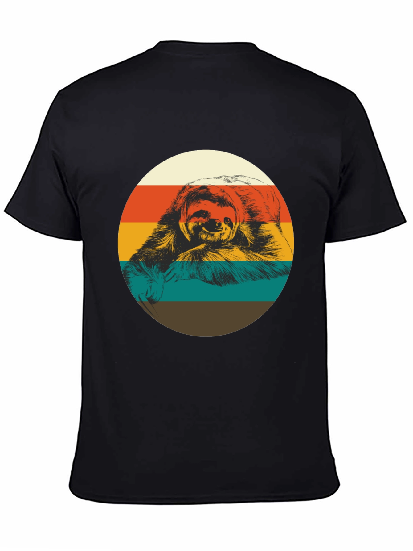 Retro Sloth Graphic Tee - Relaxed Fit