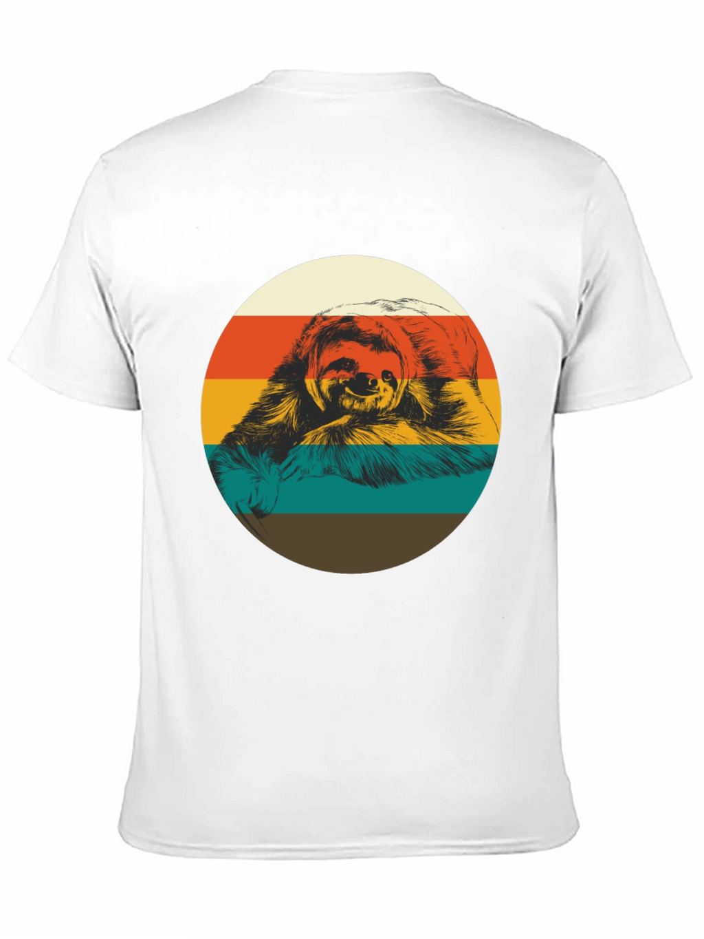 Retro Sloth Graphic Tee - Relaxed Fit
