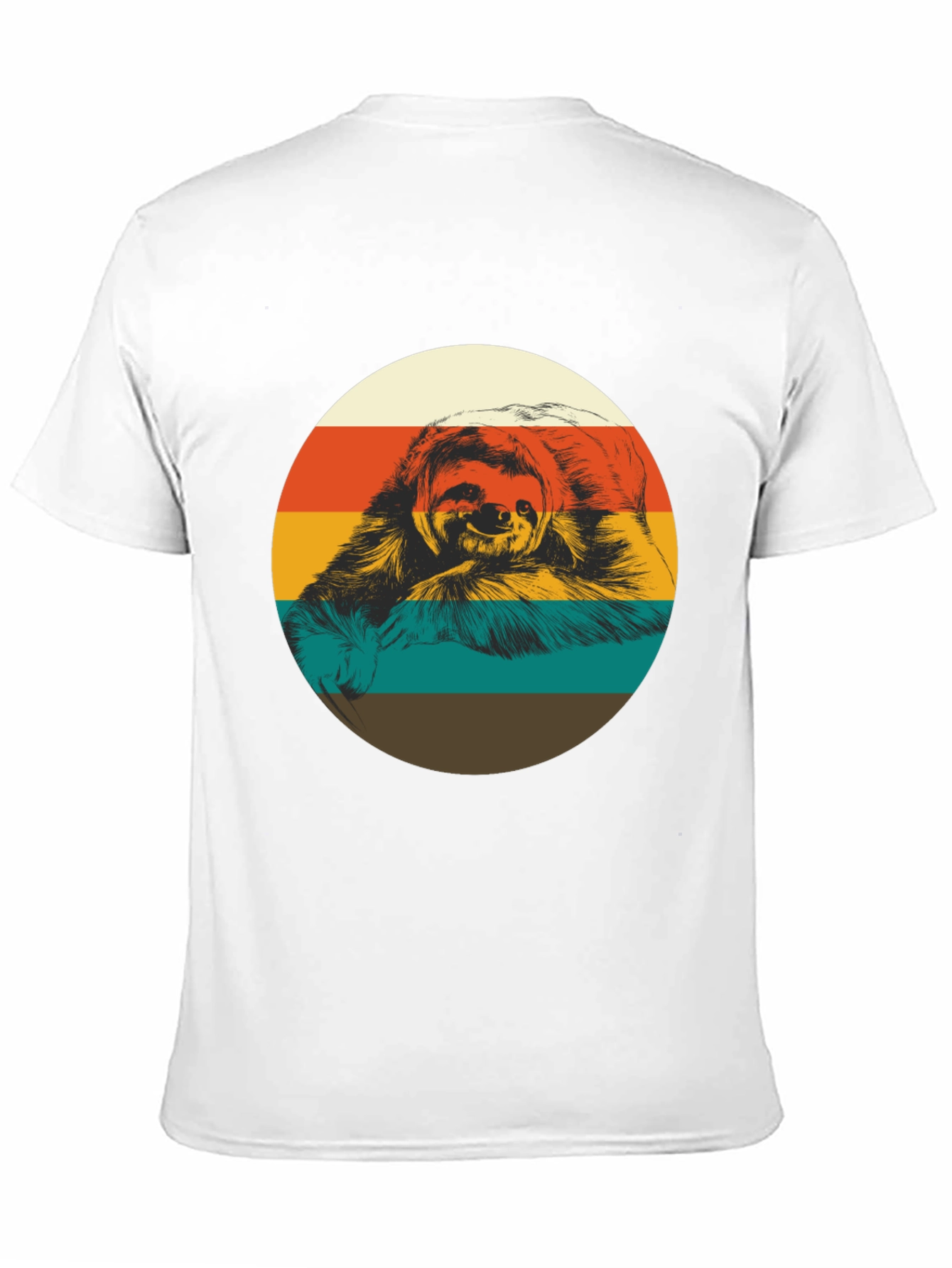 Retro Sloth Graphic Tee - Relaxed Fit