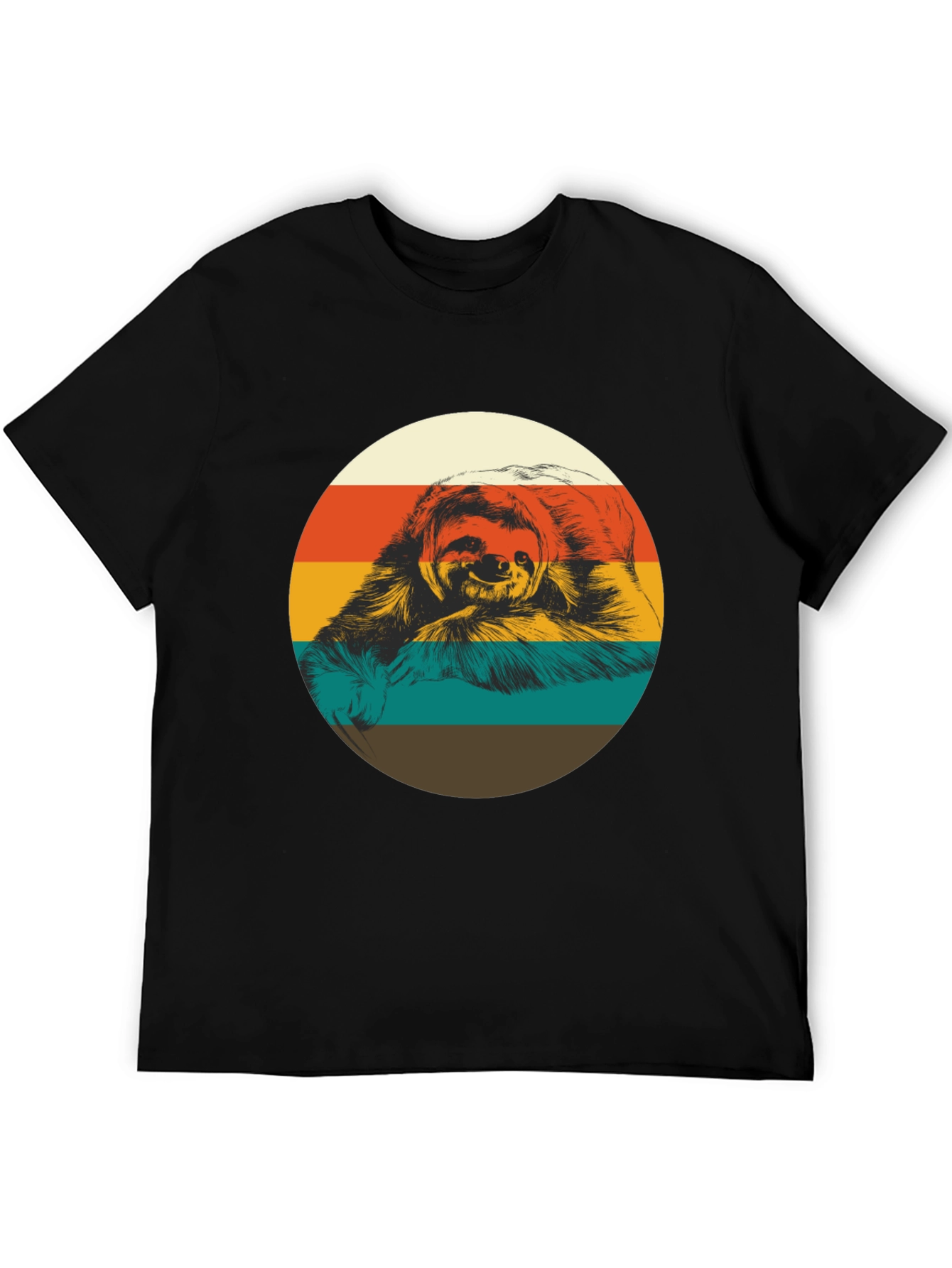 Retro Sloth Graphic Tee - Relaxed Fit