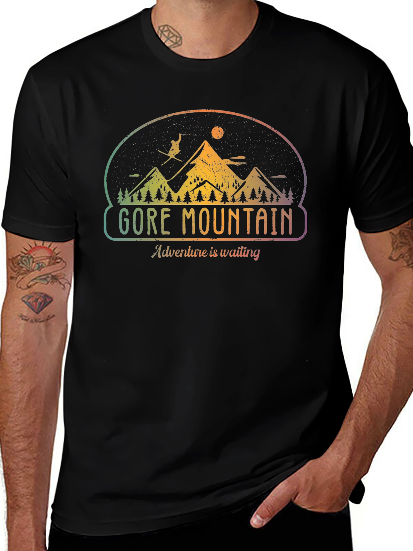 Gore Mountain Adventure Tee - Black
