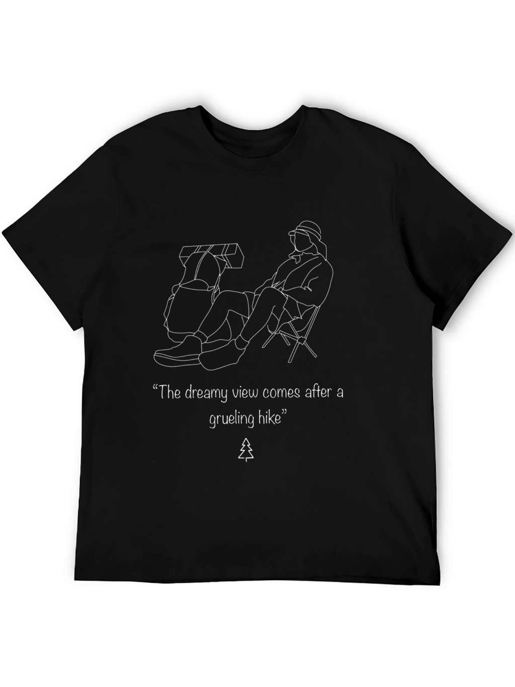 Dreamy View Hike T-Shirt - Black