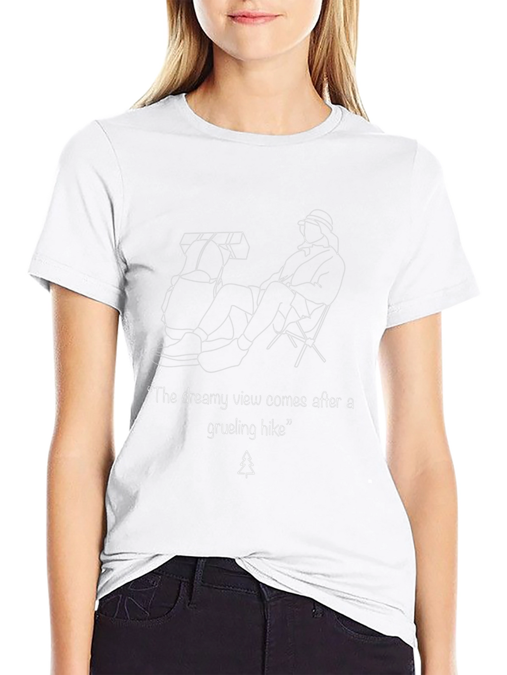 Dreamy View Hike T-Shirt - Black