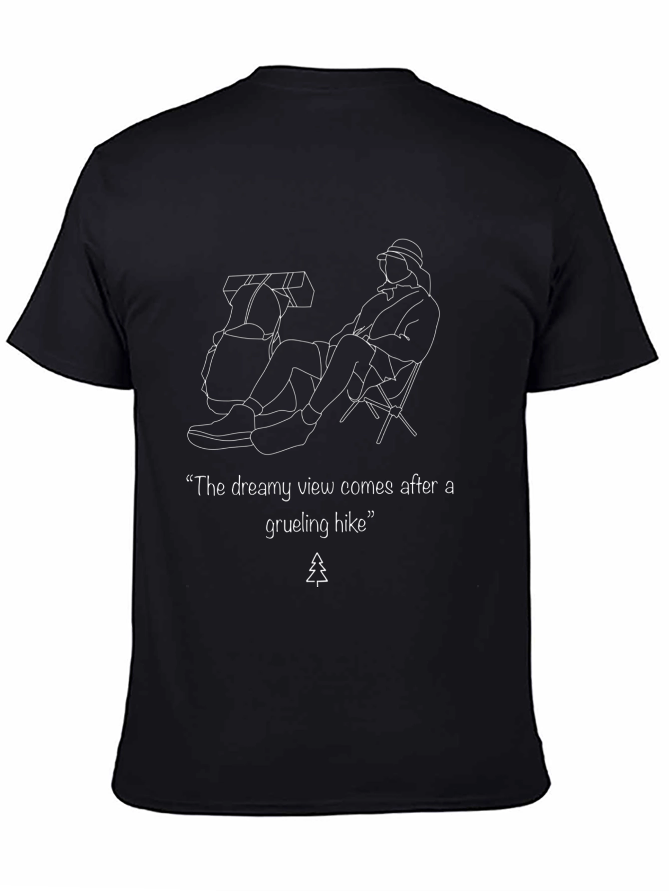 Dreamy View Hike T-Shirt - Black