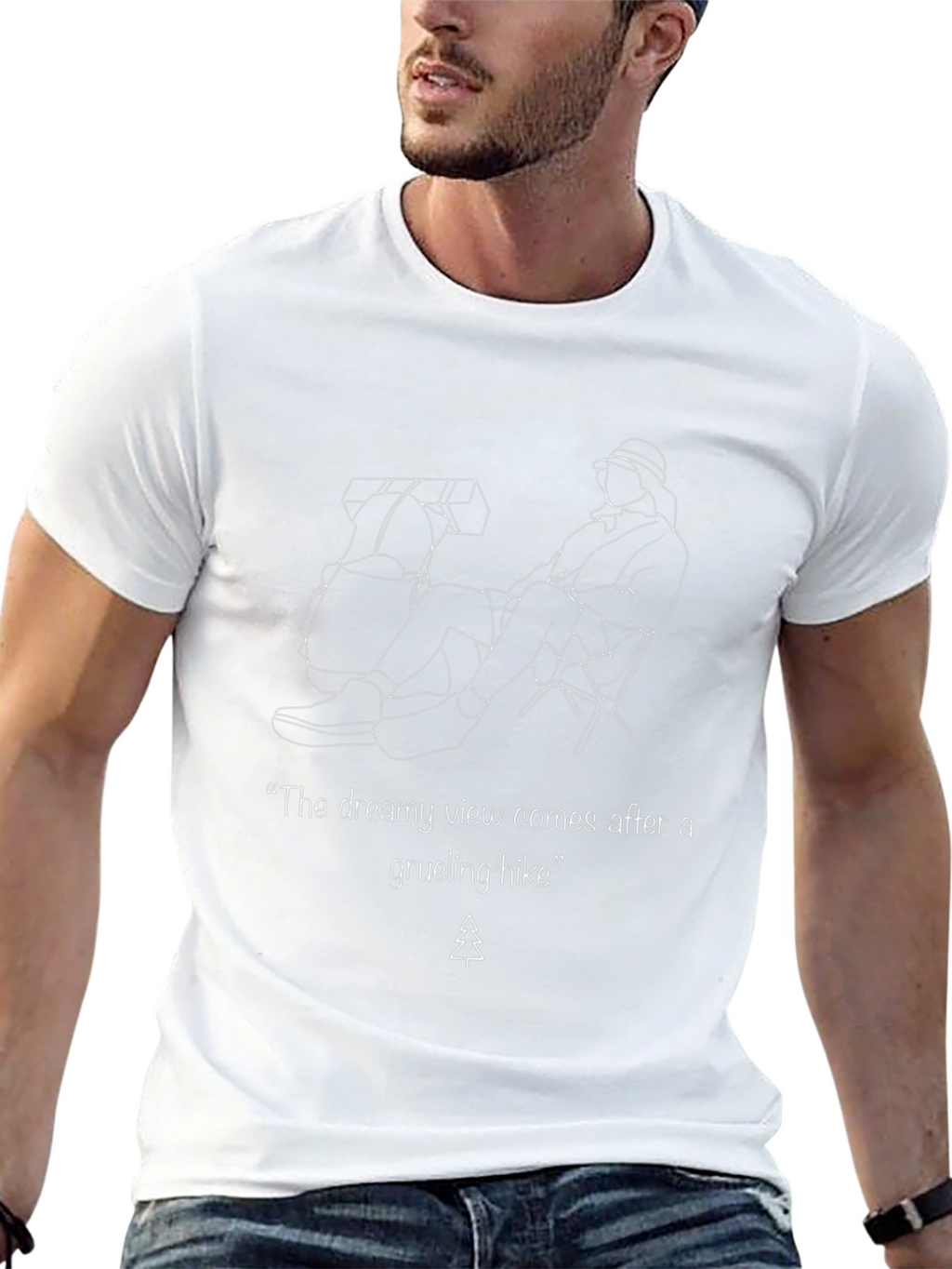 Dreamy View Hike T-Shirt - Black