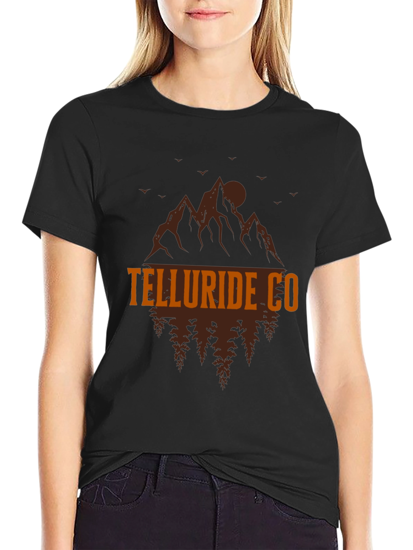 Telluride CO Mountain Graphic T-Shirt