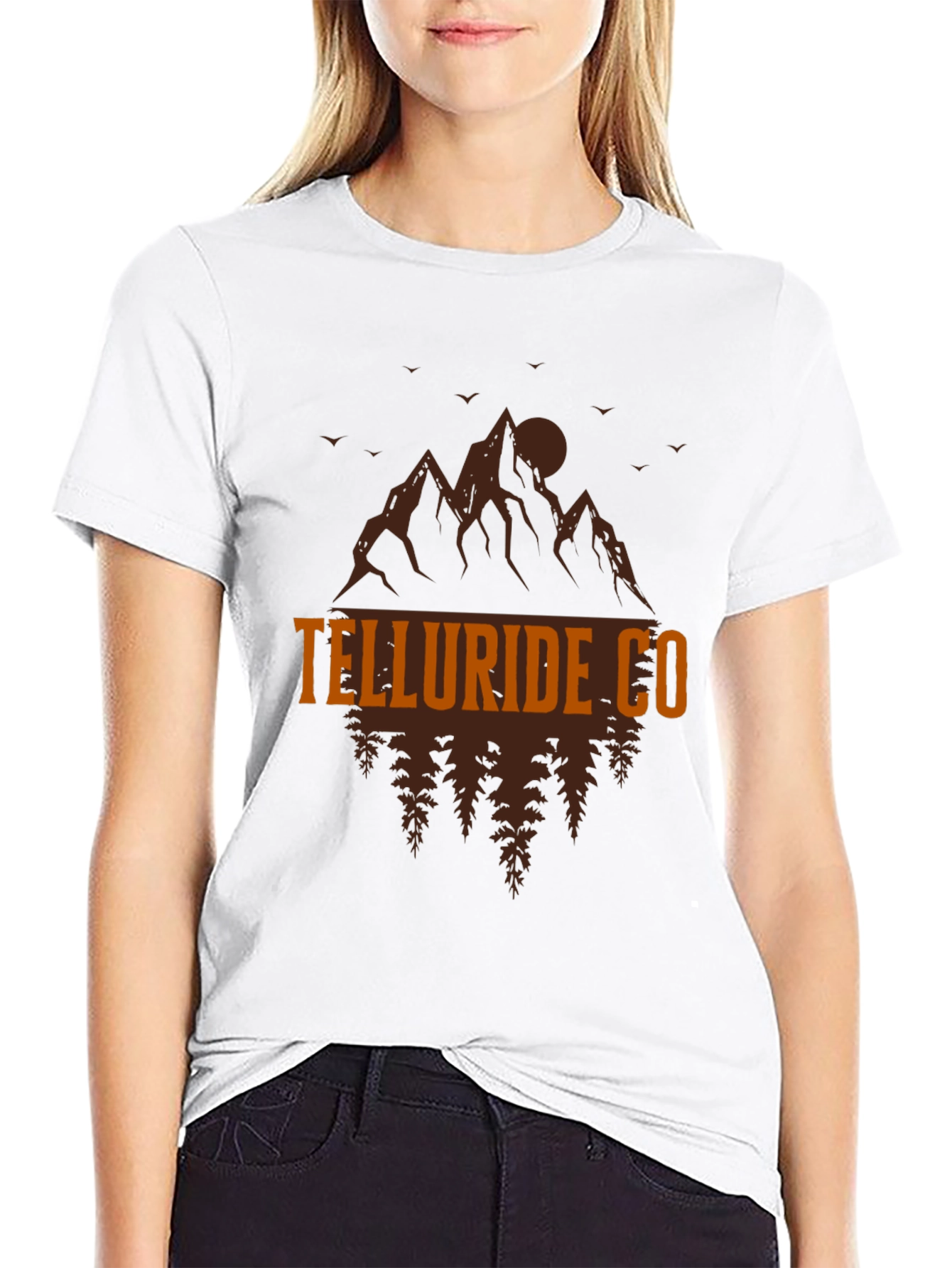 Telluride CO Mountain Graphic T-Shirt