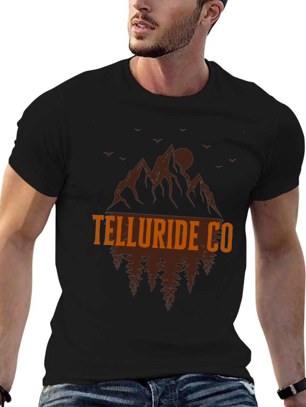 Telluride CO Mountain Graphic T-Shirt