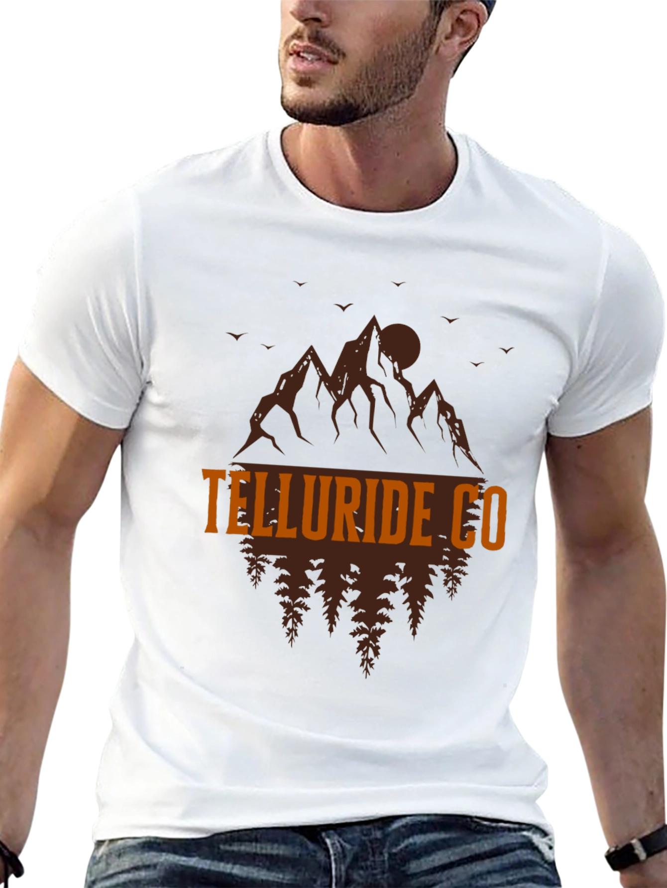 Telluride CO Mountain Graphic T-Shirt