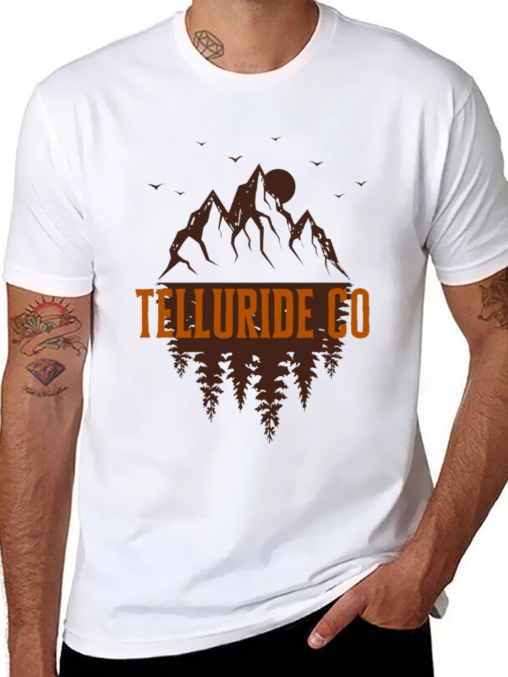 Telluride CO Mountain Graphic T-Shirt