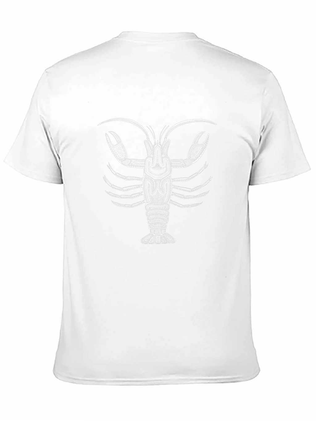 Lobster Graphic Print Crew Neck T-Shirt