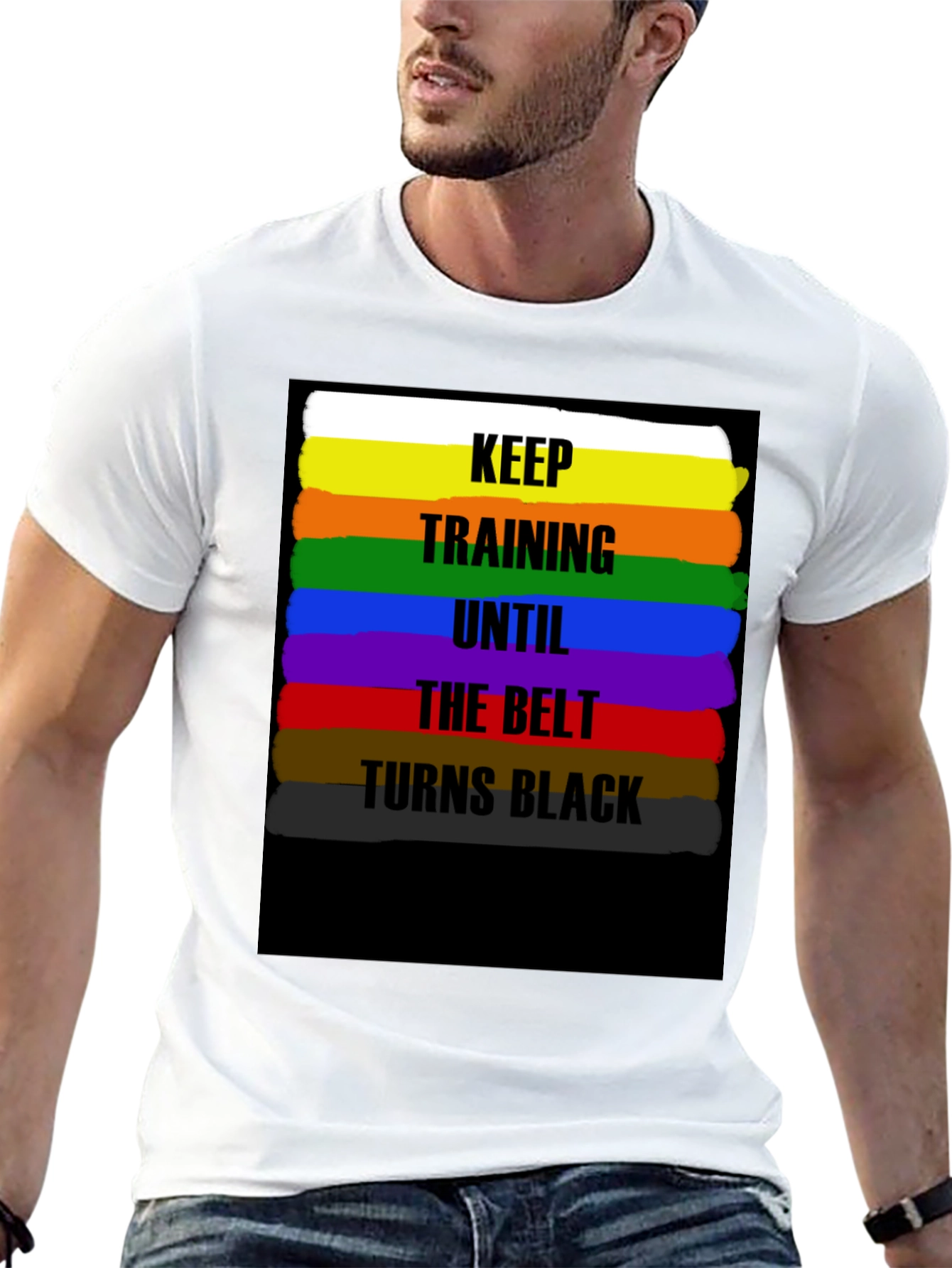 Keep Training Belt T-Shirt
