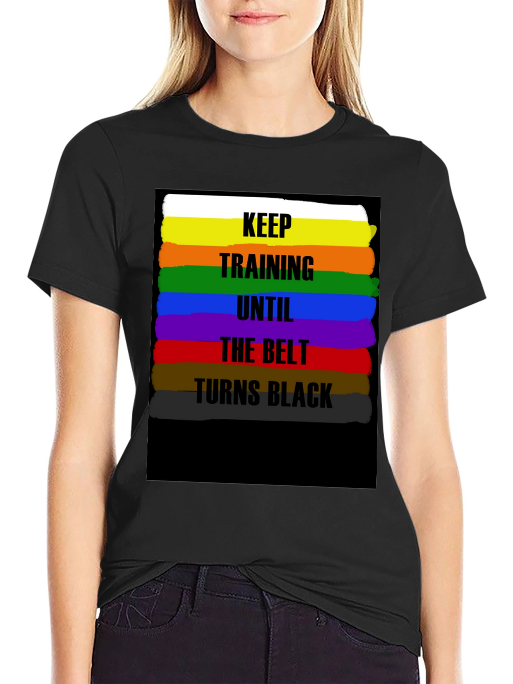 Keep Training Belt T-Shirt
