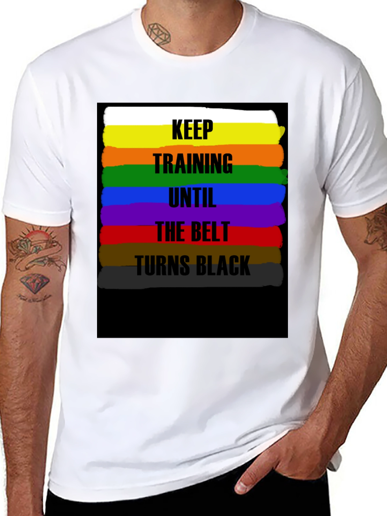 Keep Training Belt T-Shirt