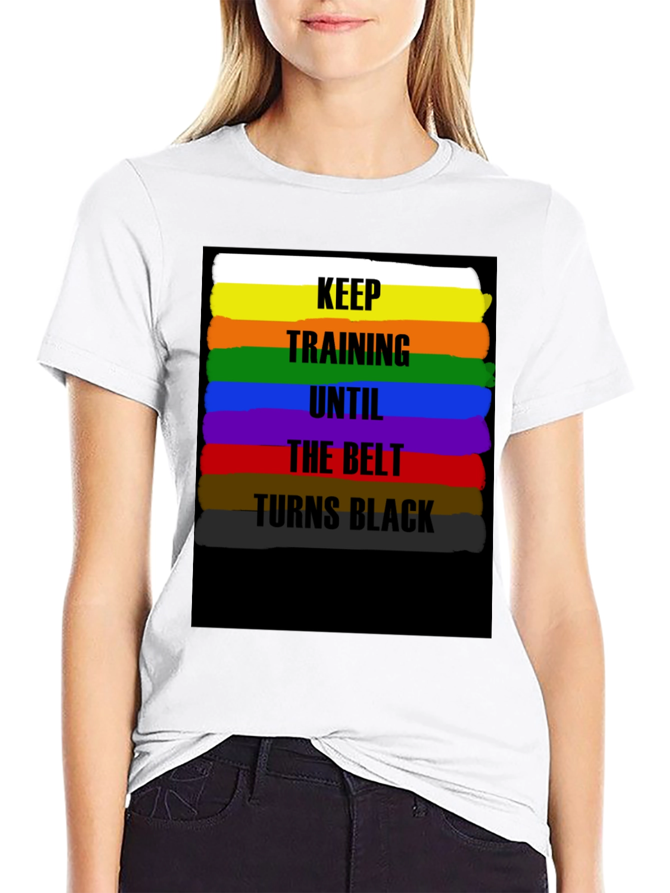 Keep Training Belt T-Shirt
