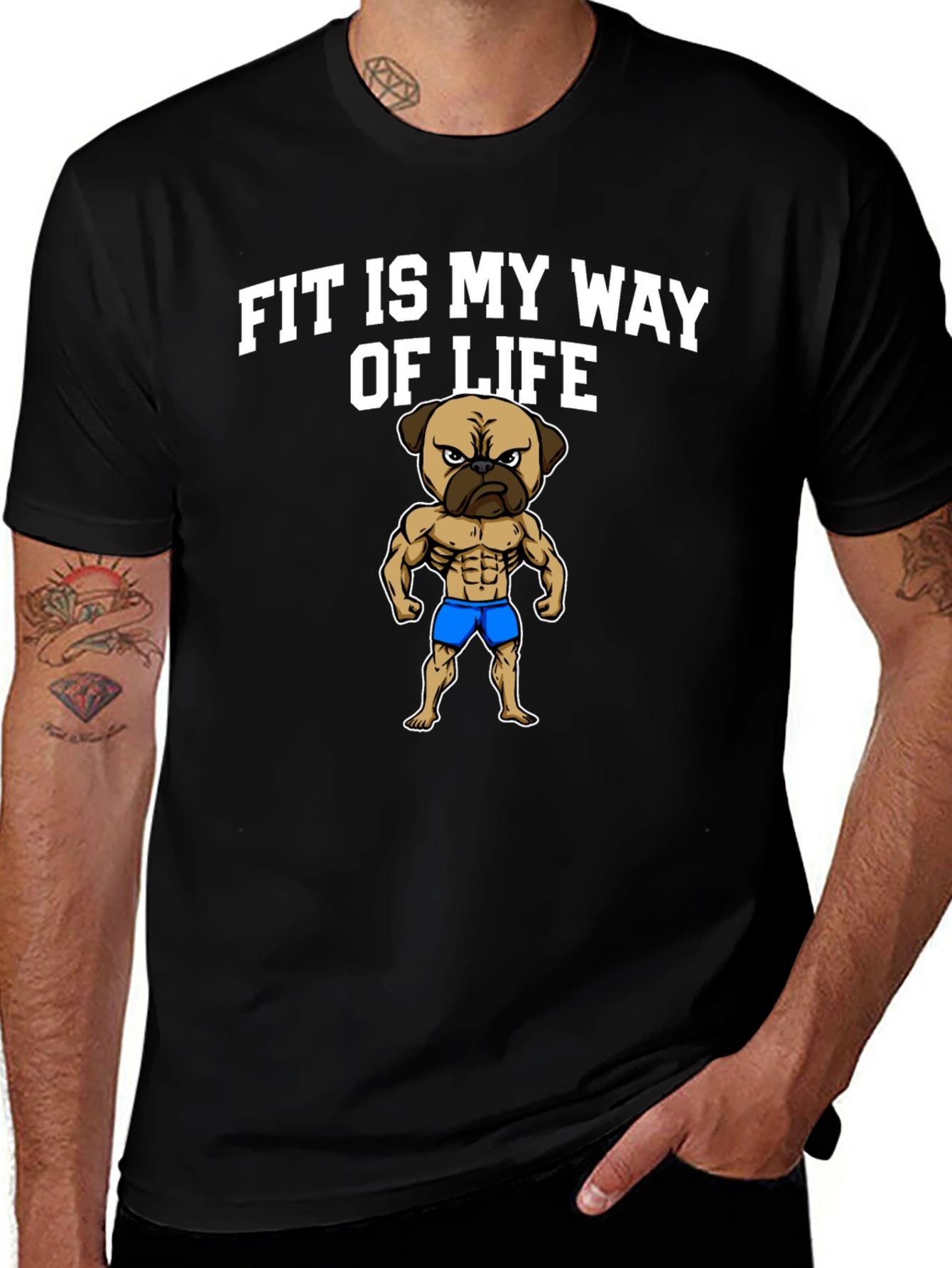 Fit Is My Way Of Life Mens Graphic Tee