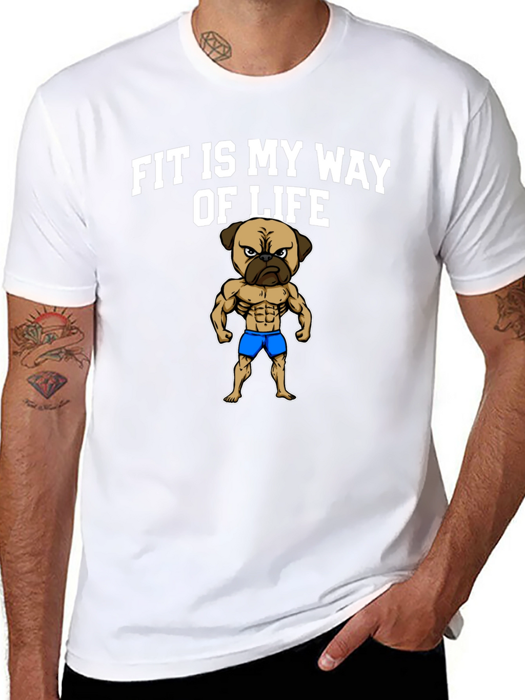 Fit Is My Way Of Life Mens Graphic Tee