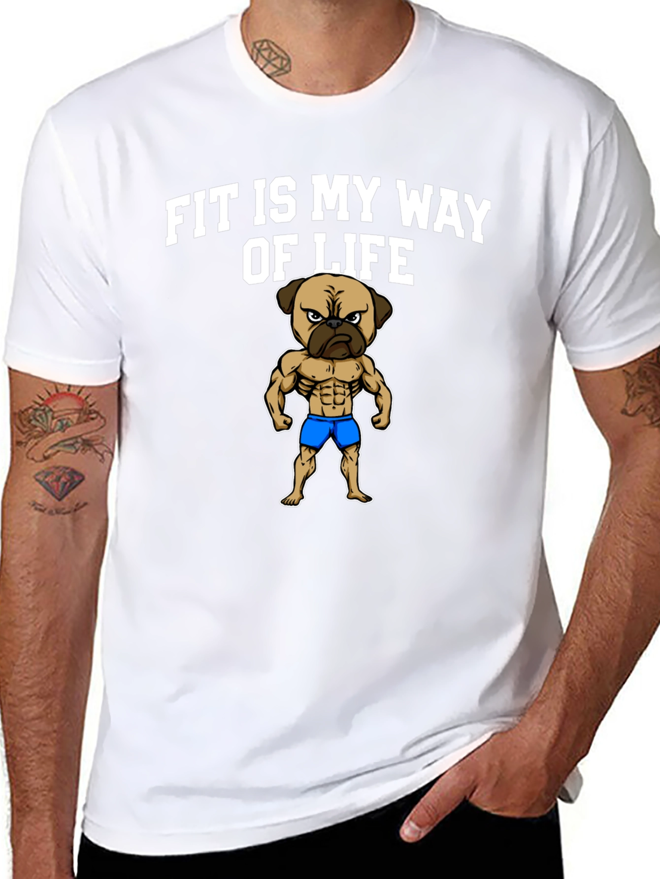 Fit Is My Way Of Life Mens Graphic Tee