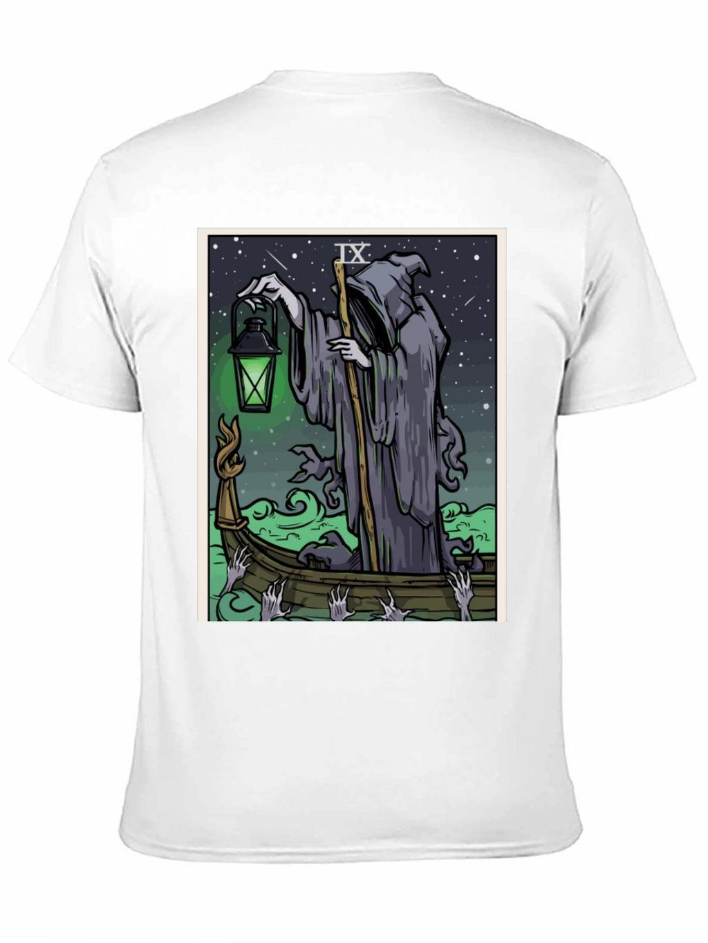 Grim Reaper Tarot Card T-Shirt