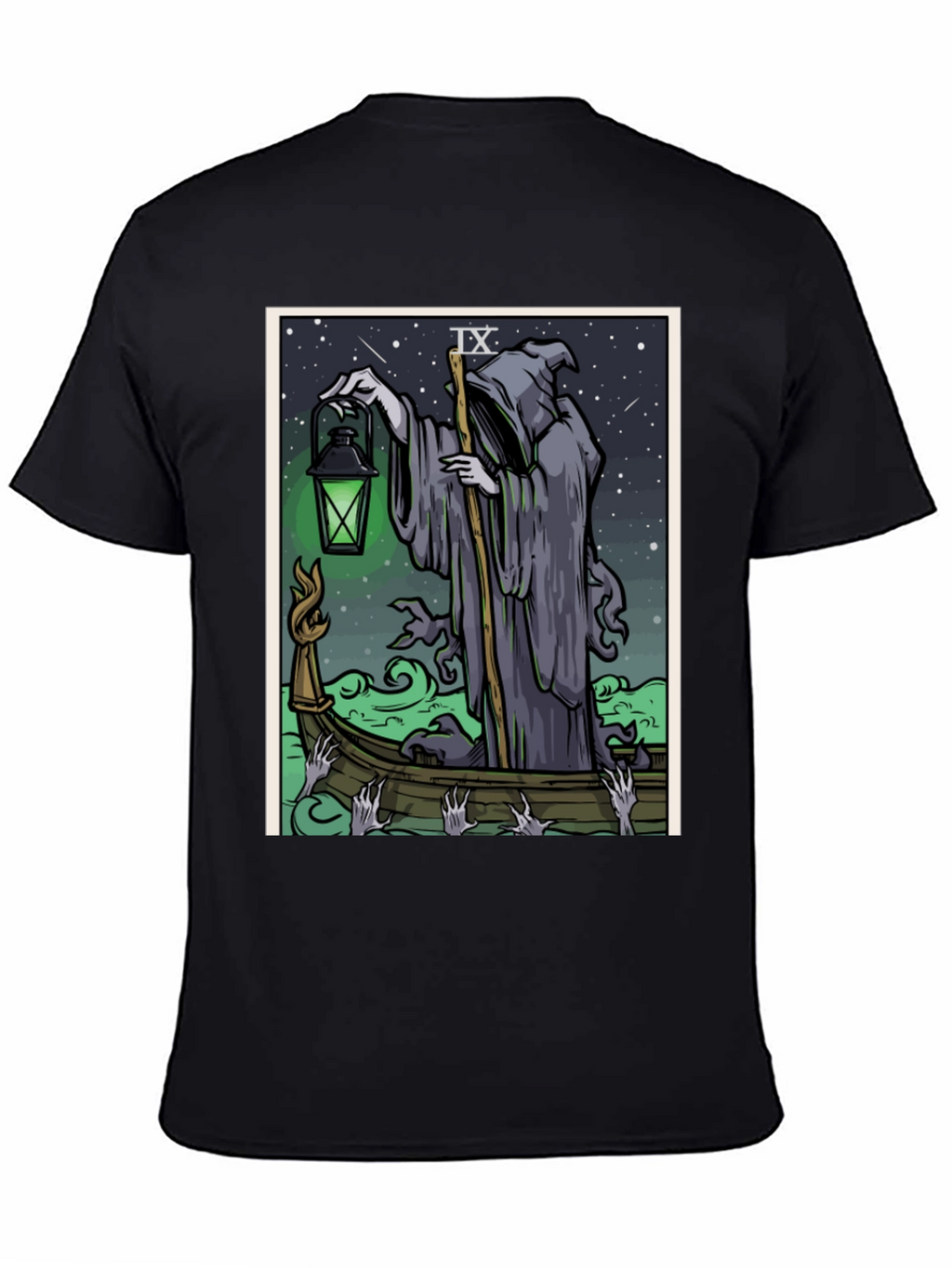 Grim Reaper Tarot Card T-Shirt