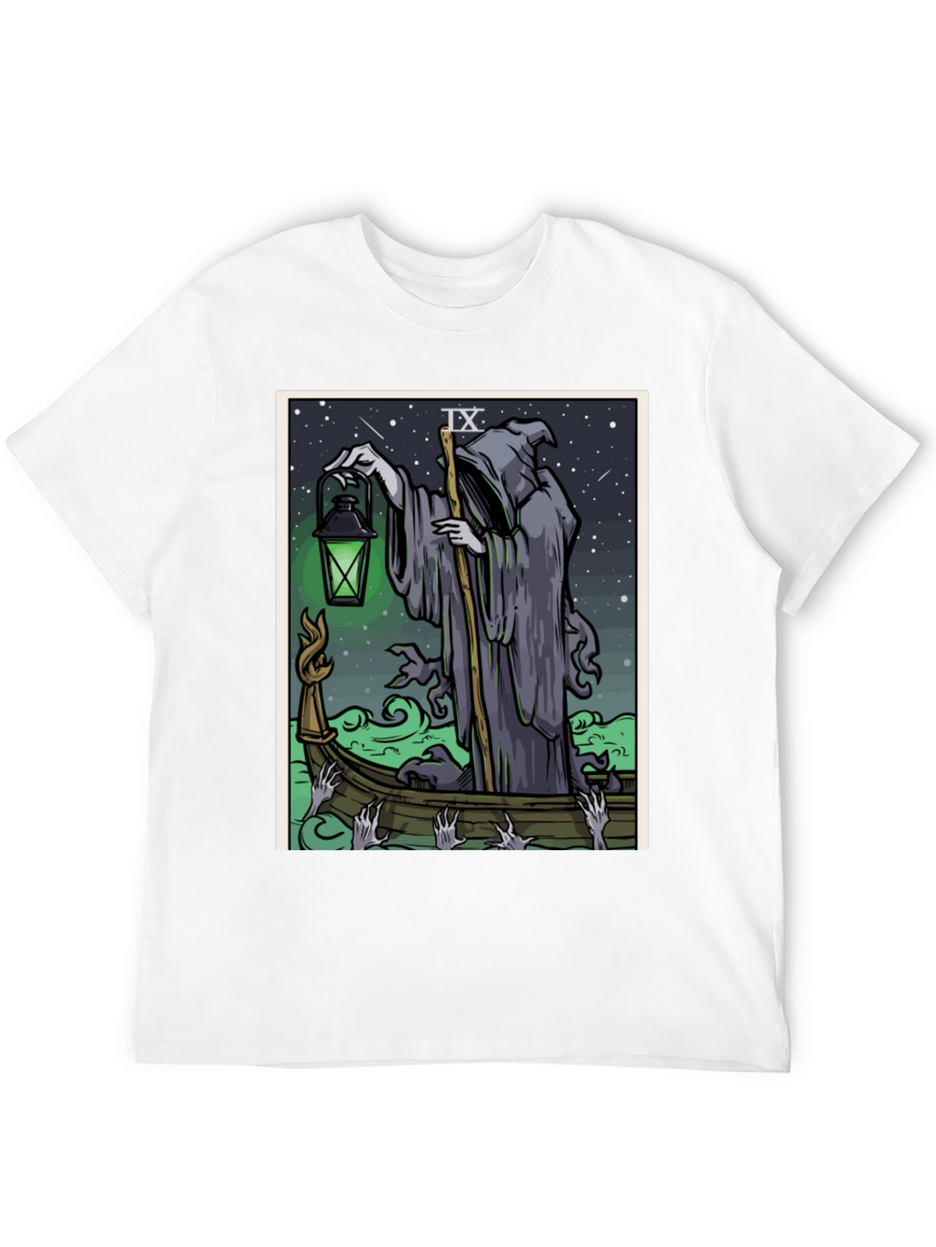 Grim Reaper Tarot Card T-Shirt