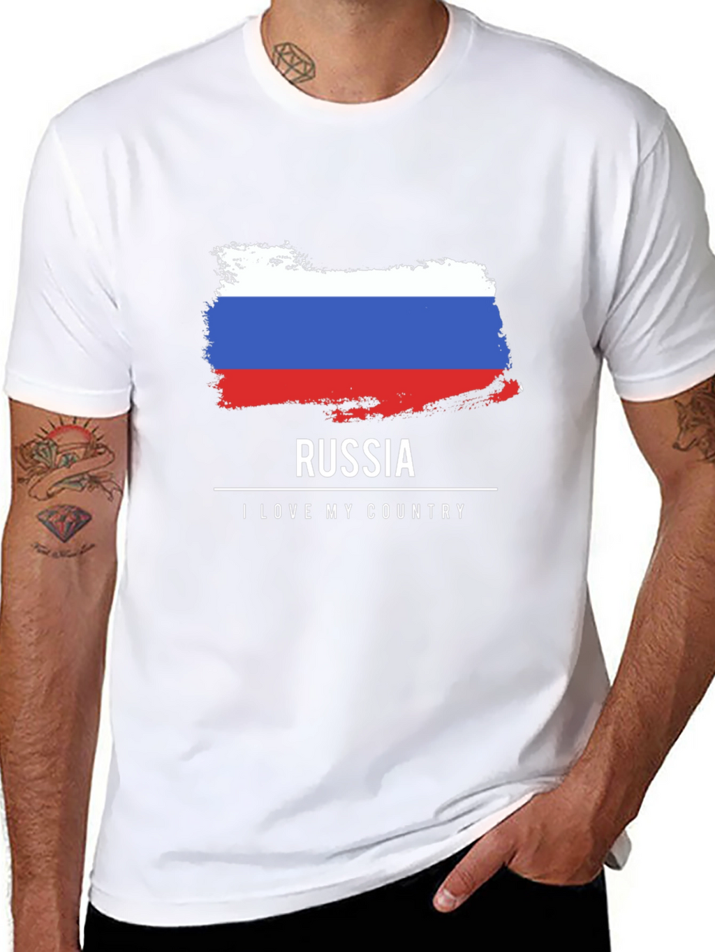 Russia Flag T-Shirt | Country Pride Tee