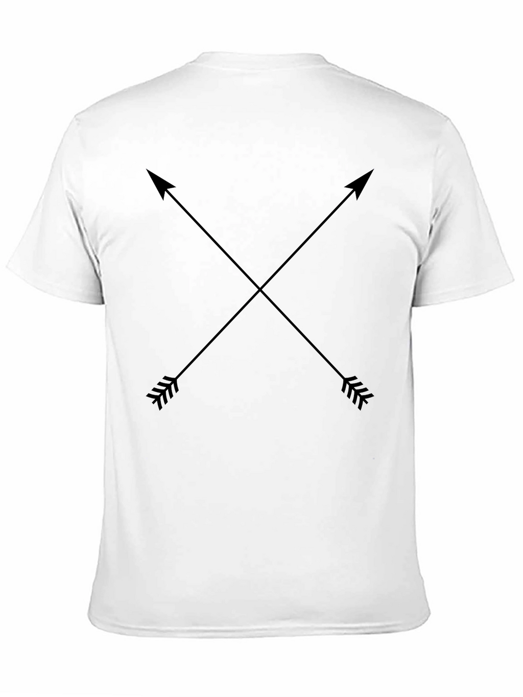 Crossed Arrows Graphic Black T-Shirt