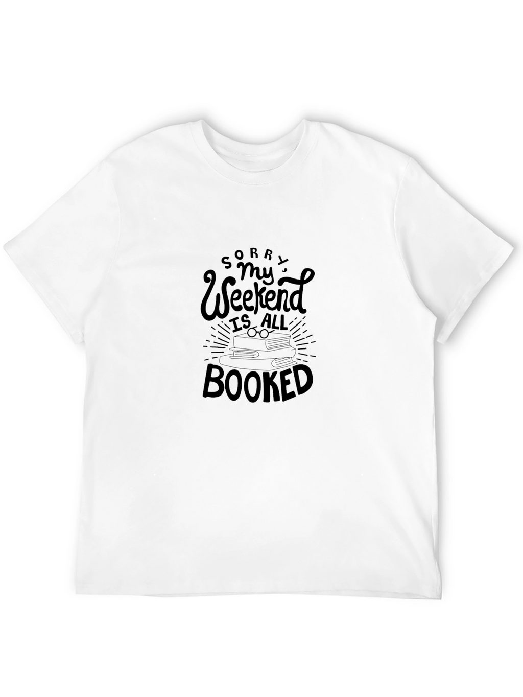 Booked Weekend Black T-Shirt