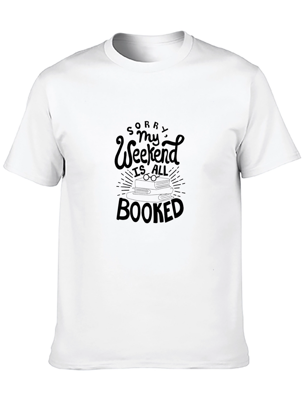Booked Weekend Black T-Shirt