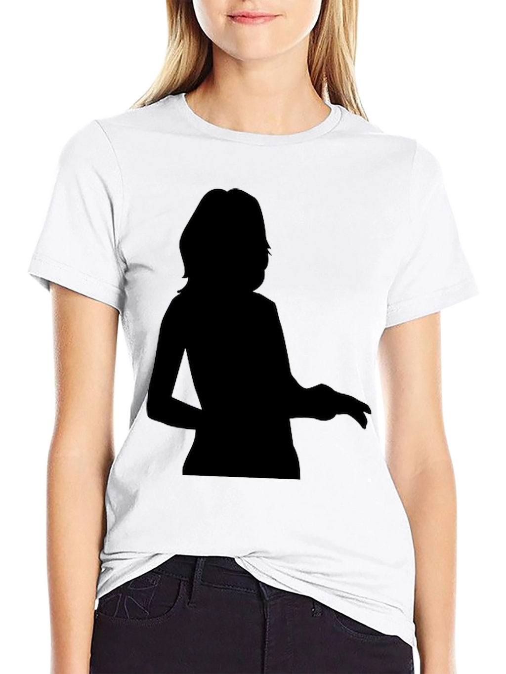 Silhouette Graphic Tee - Mens Black T-Shirt