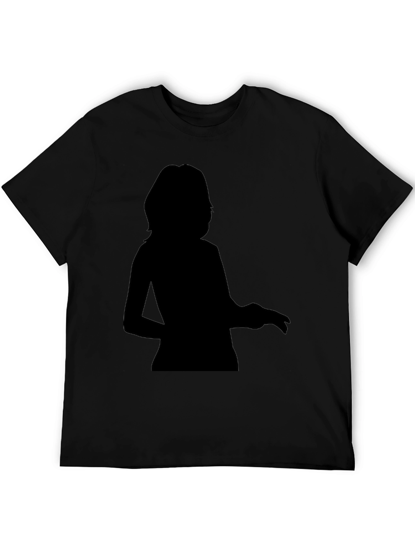 Silhouette Graphic Tee - Mens Black T-Shirt