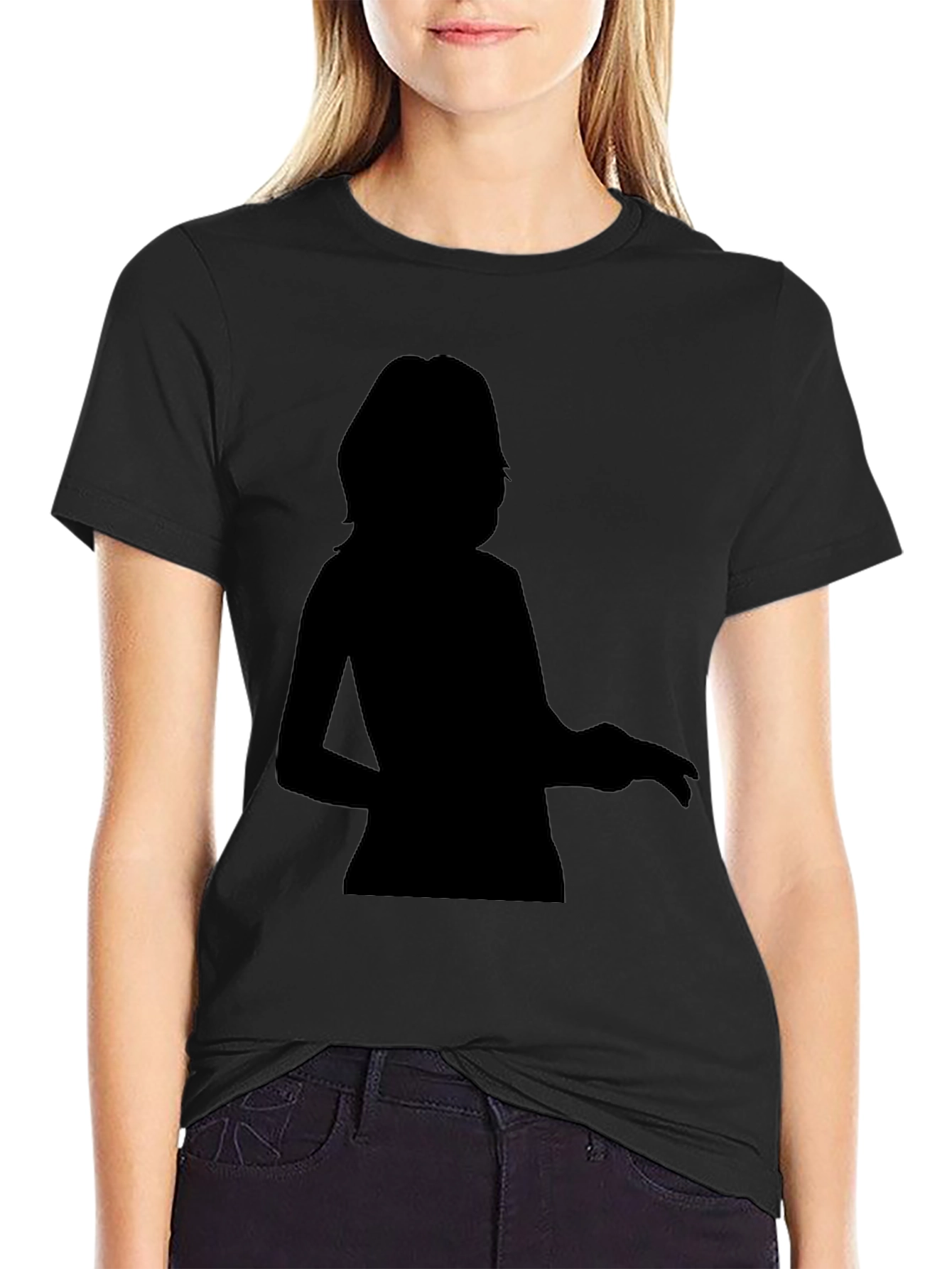 Silhouette Graphic Tee - Mens Black T-Shirt