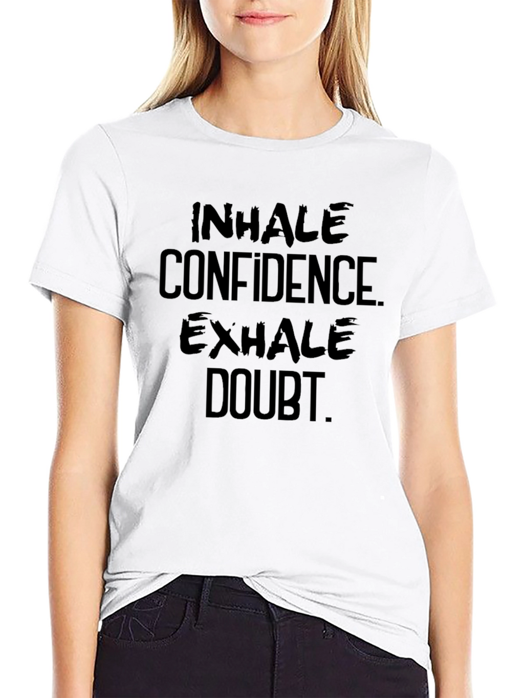 Inhale Confidence Exhale Doubt Graphic Tee