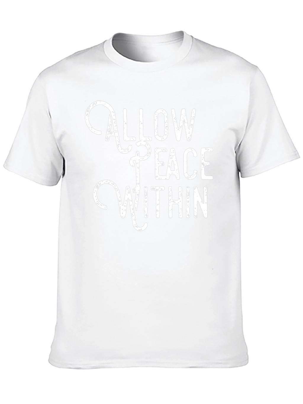 Allow Peace Within T-Shirt - Black Graphic Tee