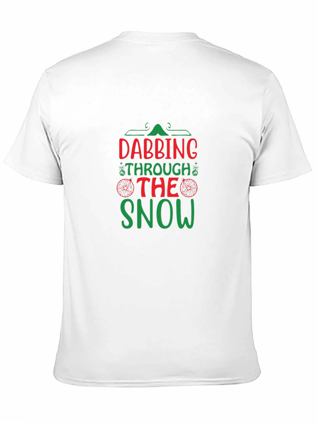 Dabbing Through the Snow Black T-Shirt